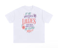If He Dresses the Lillies Unisex Oversized Cotton T-Shirt